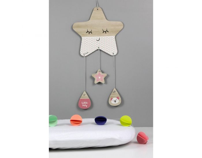 KADOLIS Porte-message Etoile en bois (5)