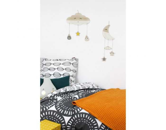 KADOLIS Porte-message Nuage en bois (12)