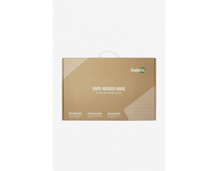 KADOLIS Porte-message Nuage en bois (8)