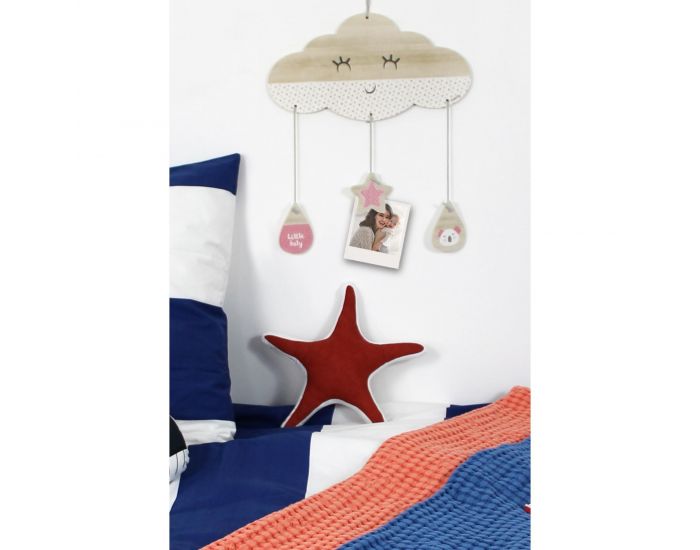 KADOLIS Porte-message Nuage en bois (9)