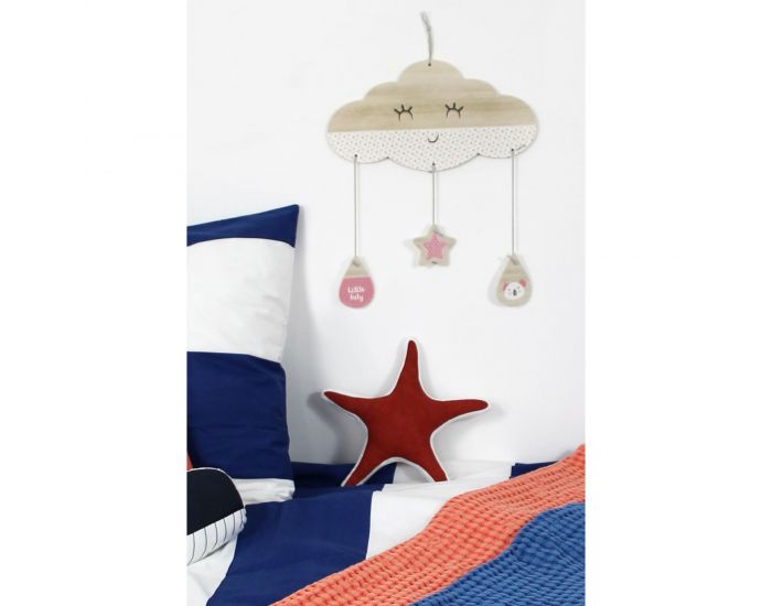 KADOLIS Porte-message Nuage en bois (10)