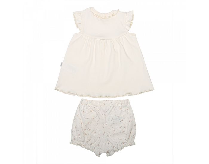 BEBESEO Ensemble Fille Haut + Culotte Bio (1)