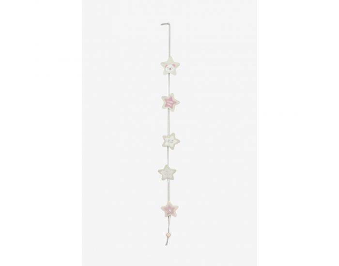 KADOLIS Guirlande Dcorative en Bois - Motifs toiles (5)