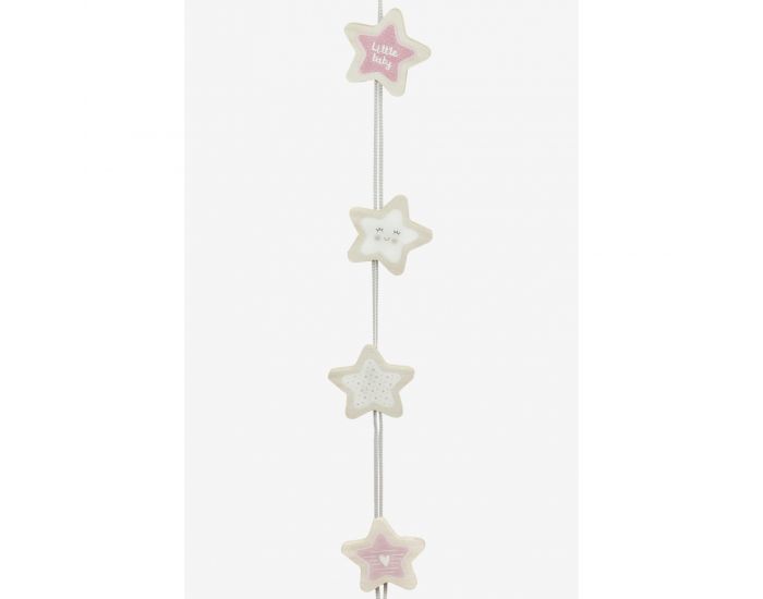 KADOLIS Guirlande Dcorative en Bois - Motifs toiles (6)