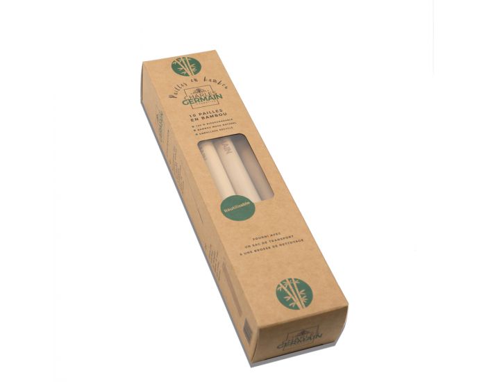  CHARLES GERMAIN COSMETICS Pailles En Bambou Biodgradable (1)