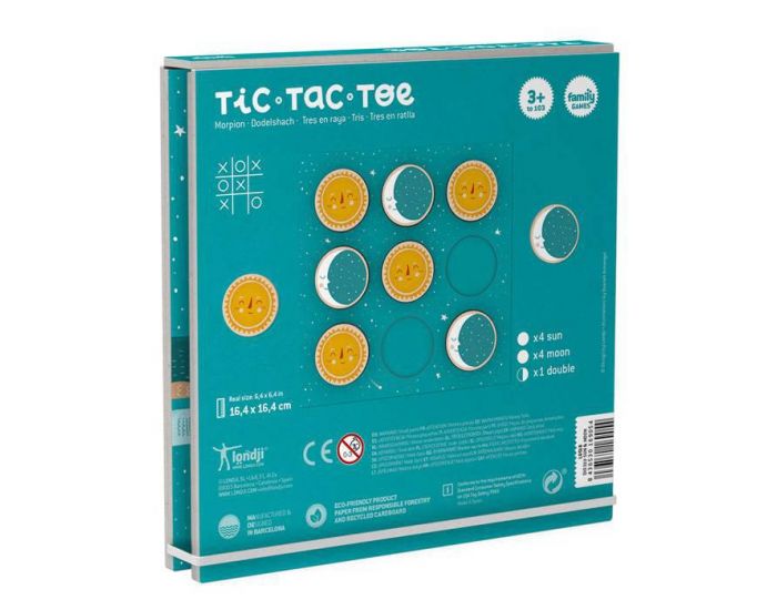 LONDJI Tic Tac Toe - Jeu de Morpions - Ds 3 ans (1)