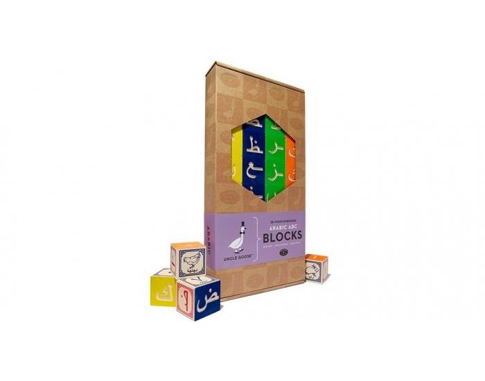 UNCLE GOOSE Cubes langue Arabe - set de 28 - D�s 2 ans (2)