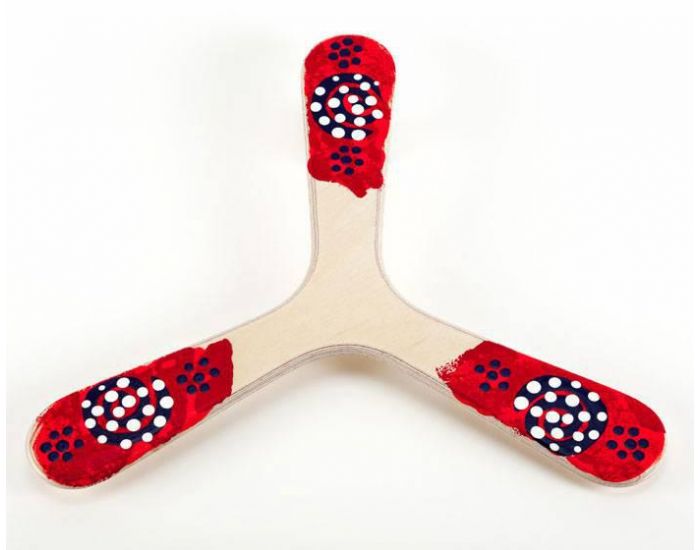WALLABY BOOMERANGS Boomerang peint � la main Warukay Ambidextre - D�s 13 ans (1)