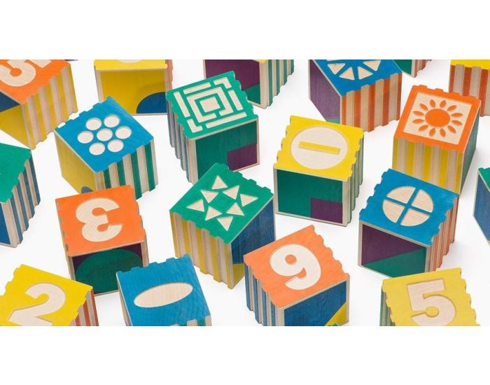 UNCLE GOOSE Cubes Mathmatiques Groovie Maths - set de 28 - Ds 2 ans (3)