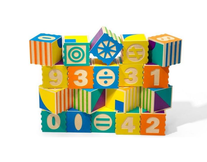 UNCLE GOOSE Cubes Math�matiques Groovie Maths - set de 28 - D�s 2 ans (1)
