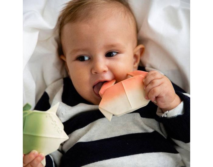 OLI & CAROL Crabe Origami - Jouet de bain et dentition  (1)