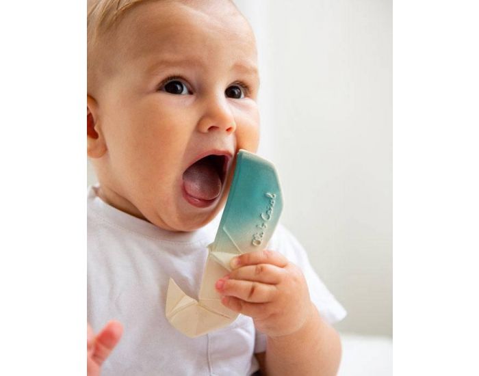 OLI ET CAROL Baleine Origami - Jouet de bain et dentition - Ds la Naissance (1)