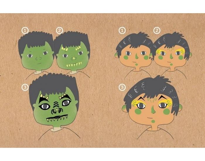 NAMAKI Kit maquillage bio 3 couleurs - Dragon et Lutin (4)