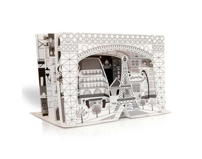 MON PETIT ART 3D color city - Paris  colorier - Ds 6 ans (1)