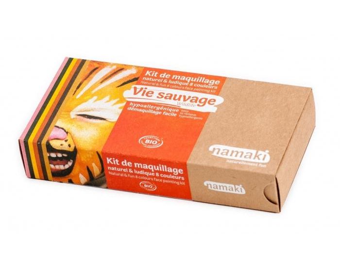 NAMAKI Kit maquillage bio 8 couleurs - Vie sauvage - Ds 3 ans (2)