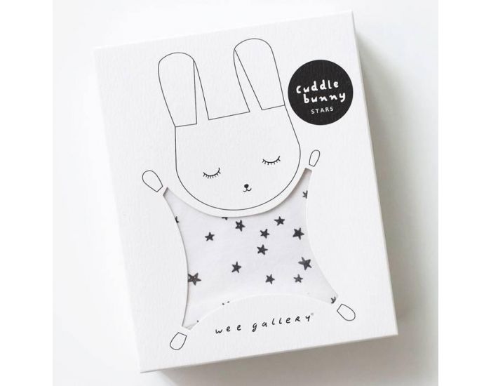 WEE GALLERY Doudou lapin Etoiles - Ds la Naissance (2)