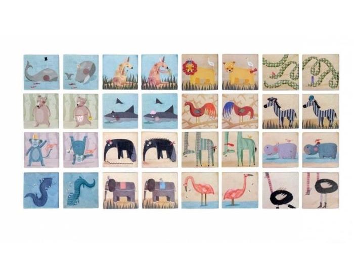 LONDJI Memo animaux sauvages - D�s 3 ans (1)