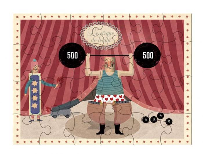 LONDJI Mini puzzle - Incroyable Homme muscl - Ds 3 ans (1)