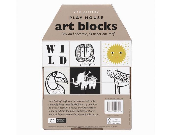 WEE GALLERY Play house - Art blocks - Ds la naissance (2)