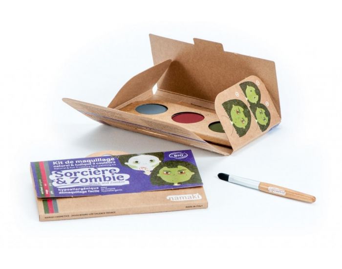 NAMAKI Kit maquillage bio 3 couleurs - Sorcire et Zombie (1)