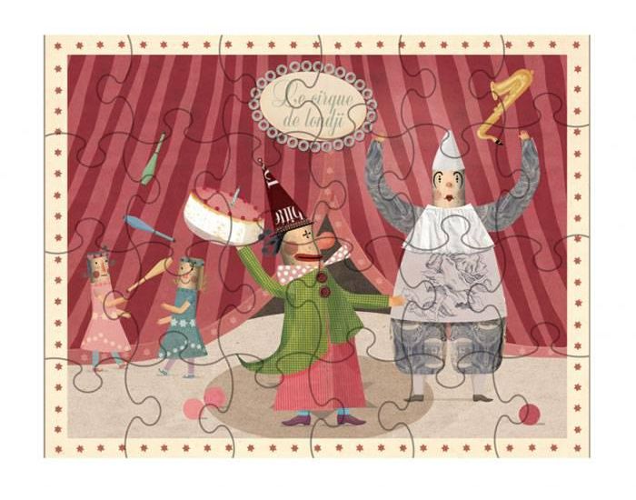 LONDJI Mini puzzle - Le drle de Clown - Ds 3 ans (1)