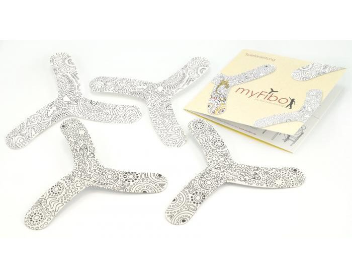 TICTOYS MyFibo - lot de 4 boomerangs - Ds 7 ans (1)