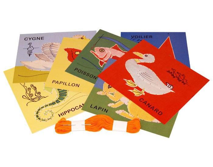 MARC VIDAL Jeu de piquages - 7 mod�les - D�s 4 ans (1)