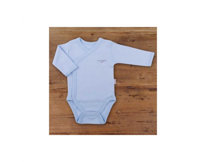 BEBESEO Body Organique Bleu Manches Longues (1)