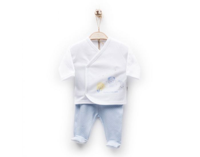 BEBESEO Kit De Naissance Nouveau N Bio Bleu (1)