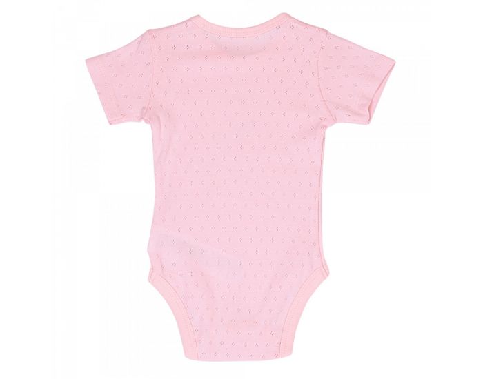 BEBESEO Body t Rose Manches Courtes (1)