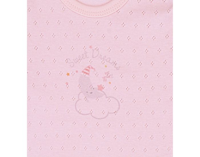 BEBESEO Body t Rose Manches Courtes (2)