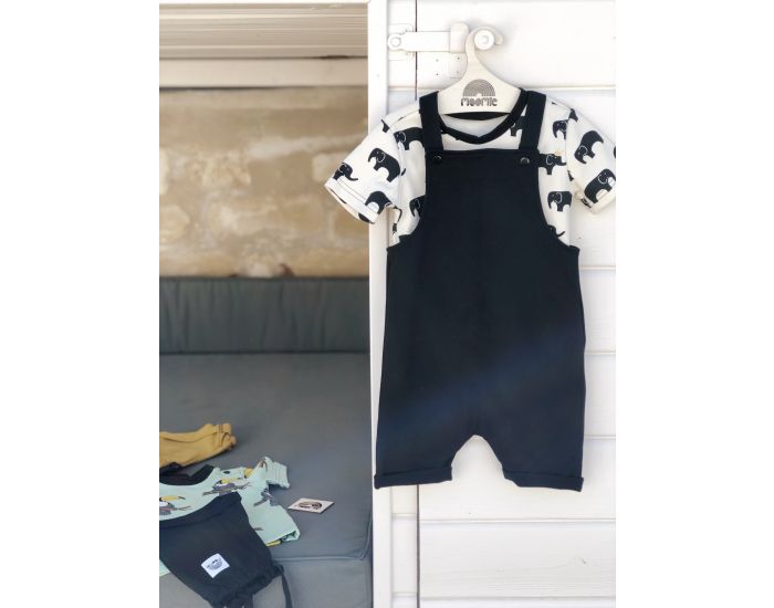 MOOMIE Salopette Courte - Noire (4)