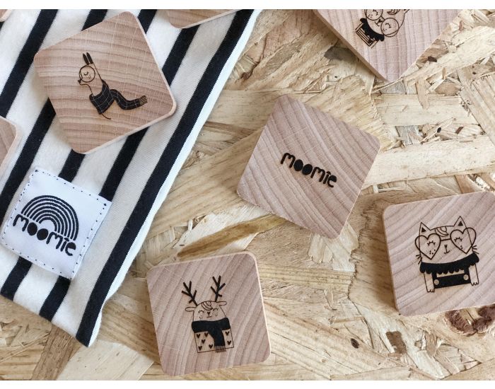 MOOMIE M�mory en bois (2)