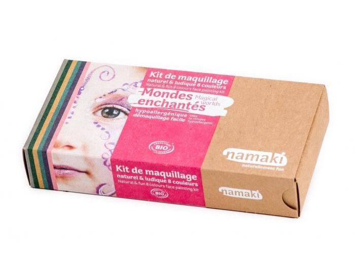 NAMAKI Kit maquillage bio 8 couleurs - Mondes enchants (1)