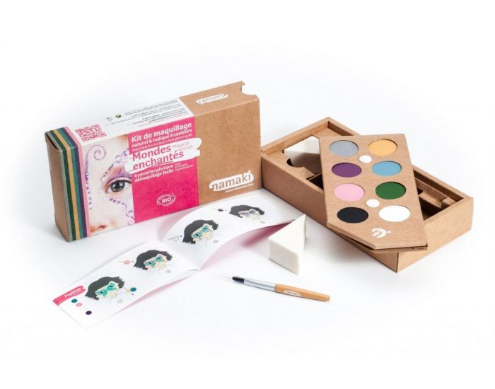 NAMAKI Kit maquillage bio 8 couleurs - Mondes enchants (2)