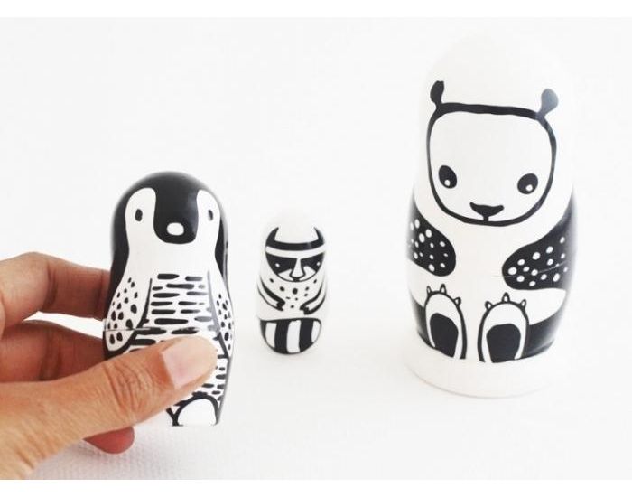 WEE GALLERY Nesting dolls - Bo�tes gigognes - Original - D�s 3 ans (1)