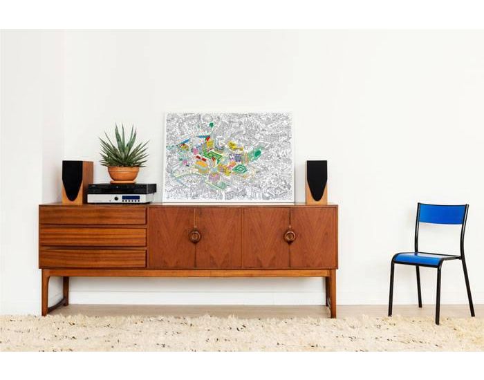 OMY Poster  Colorier - Villes et Pays du Monde (2)