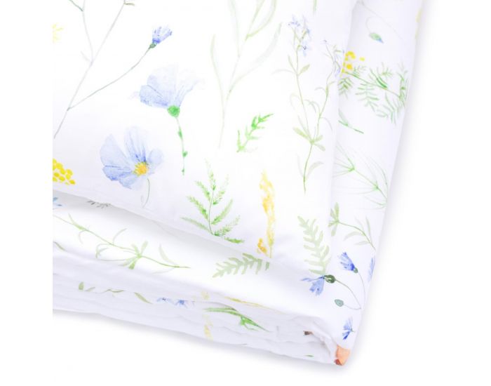 SEVIRA KIDS Couette et oreiller enfant 2 en 1 prt  dormir - Fleurs des champs (2)
