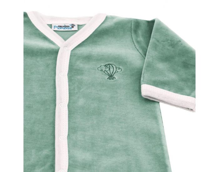 PREMIERS MOMENTS Pyjama Velours 100% Coton Biologique- Fort (1)