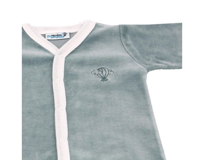 PREMIERS MOMENTS Pyjama Velours 100% Coton Biologique- Fort (2)