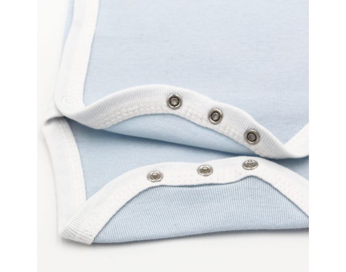 PREMIERS MOMENTS Body Crois - 100% Coton Bio - Azur (10)