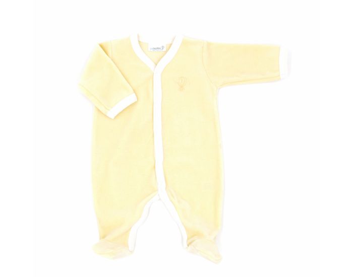 PREMIERS MOMENTS Pyjama Velours 100% coton bio - Mimosa (11)