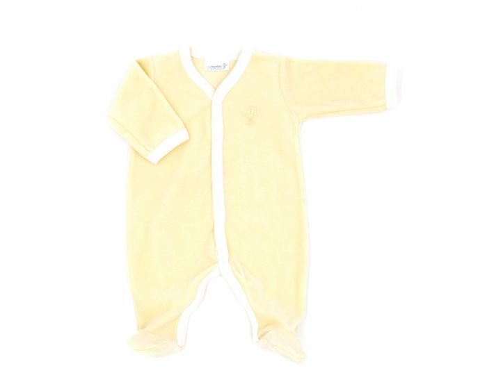 PREMIERS MOMENTS Pyjama Velours 100% coton bio - Mimosa (12)