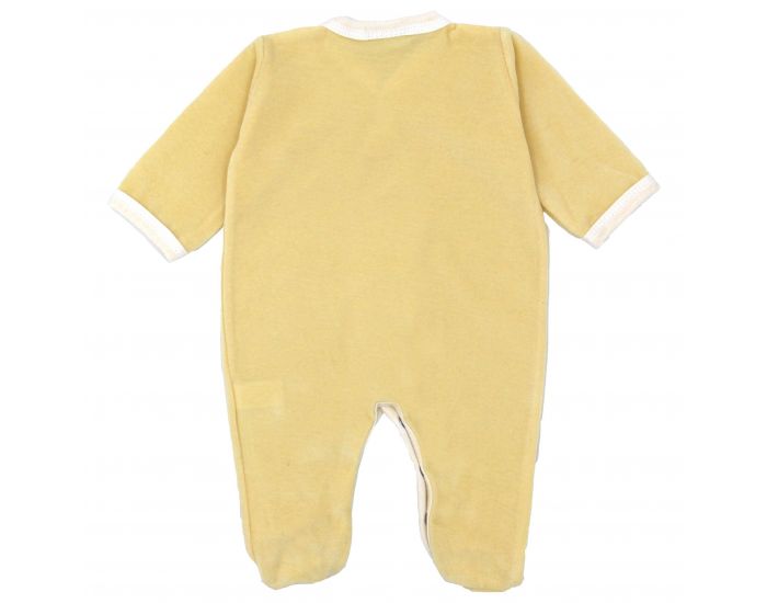 PREMIERS MOMENTS Pyjama Velours 100% coton bio - Mimosa (17)