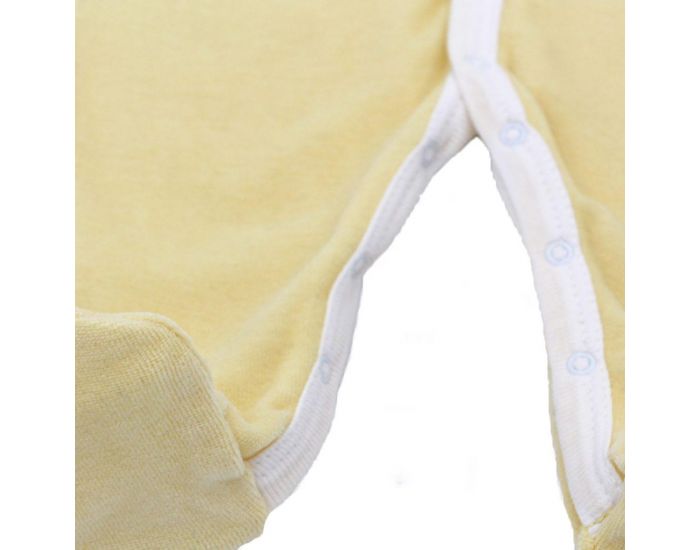 PREMIERS MOMENTS Pyjama Velours 100% coton bio - Mimosa (3)
