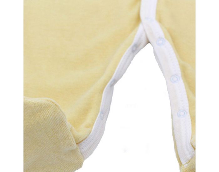 PREMIERS MOMENTS Pyjama Velours 100% coton bio - Mimosa (3)