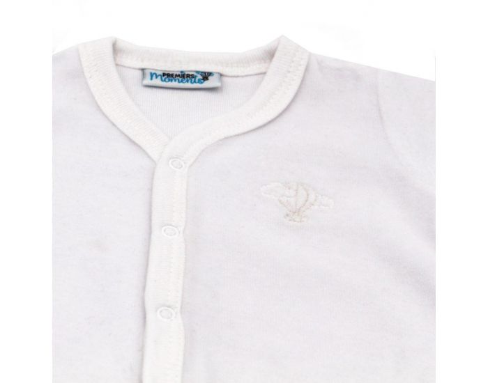 PREMIERS MOMENTS Pyjama Velours 100% coton - Nuage (1)