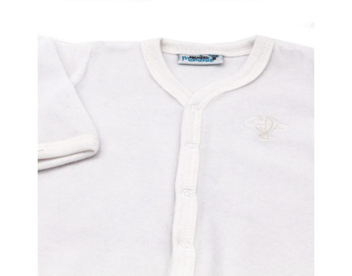 PREMIERS MOMENTS Pyjama Velours 100% coton - Nuage (3)