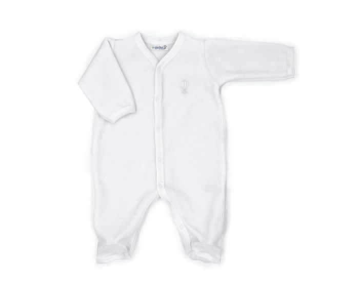 PREMIERS MOMENTS Pyjama Velours 100% coton - Nuage (10)