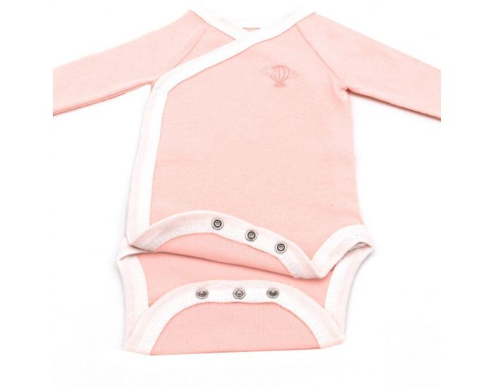 PREMIERS MOMENTS Body Crois - 100% Coton Bio - Pche (1)